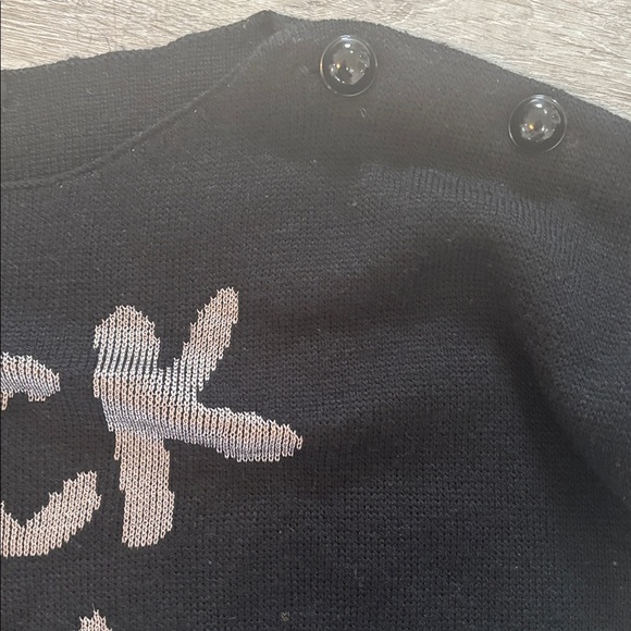 Armani Exchange Women’s black cropped sweater Sz S - Picture 5 of 7